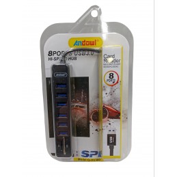 USB 3.0 HUB 8 ΘΥΡΩΝ ANDOWL...