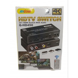 HDMI SWITCH 2X1 ΜΕ AUDIO...