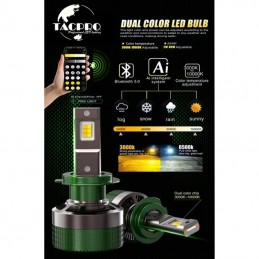 TACPRO ΔΙΧΡΩΜΗ LED ΛΑΜΠΑ...