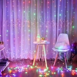 ΚΟΥΡΤΙΝΑ ΛΑΜΠΑΚΙΑ 3x3m 240L...